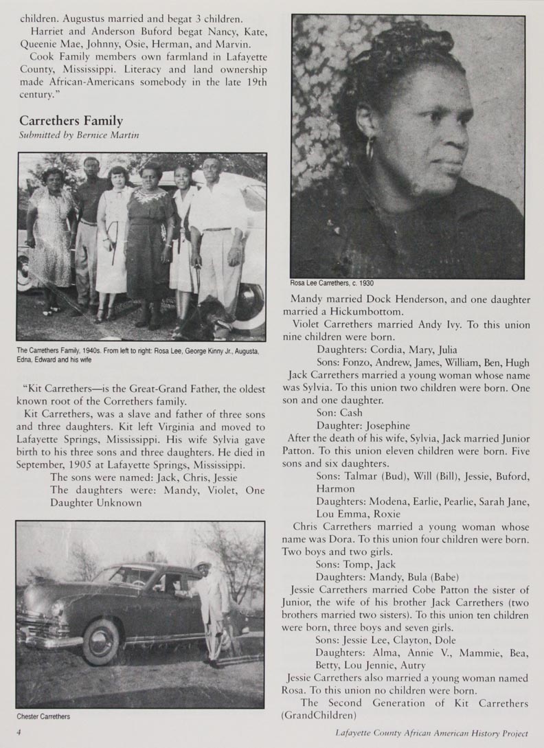 African American History Project page